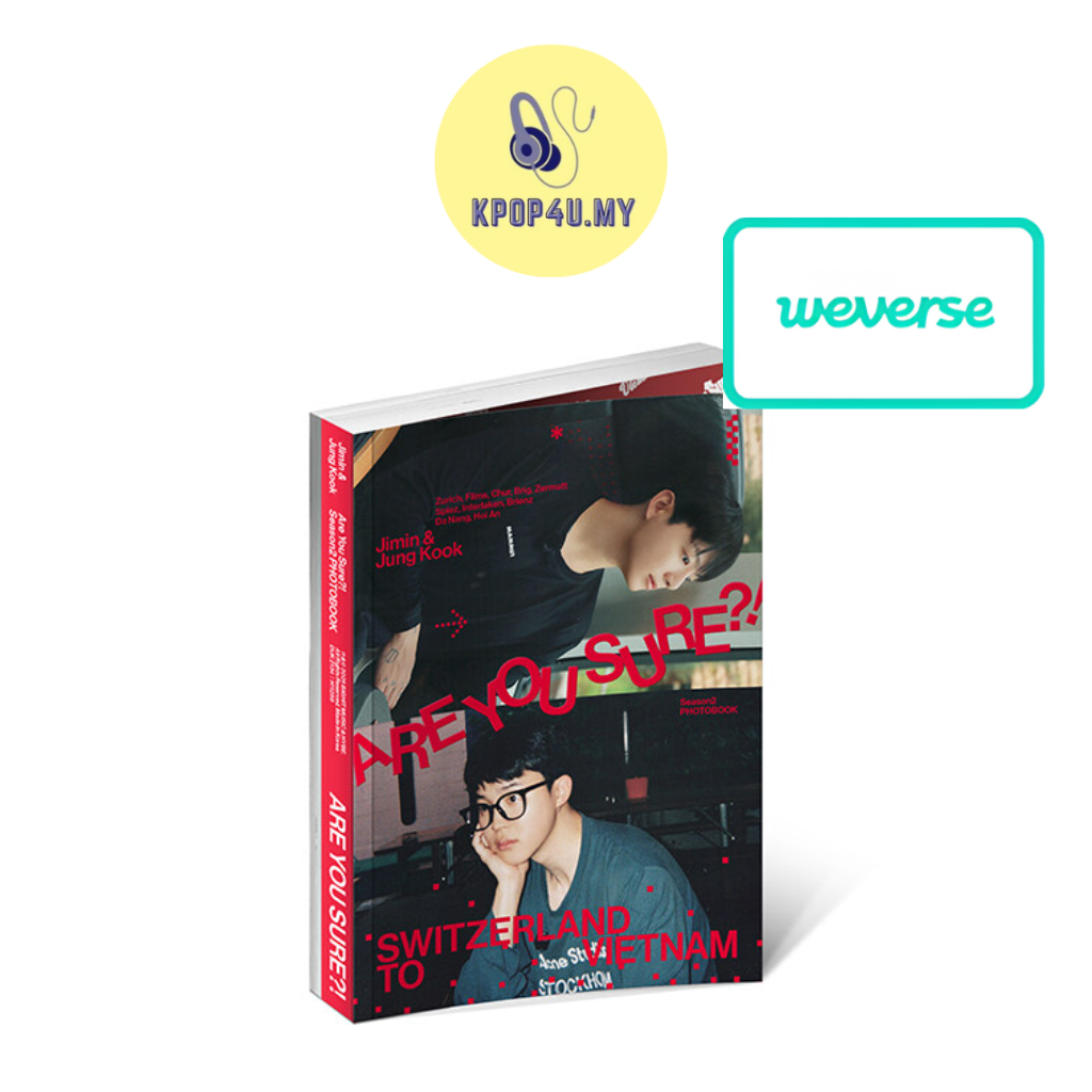 [POB] JIMIN X JUNGKOOK - ARE YOU SURE?! SEASON2 PHOTOBOOK