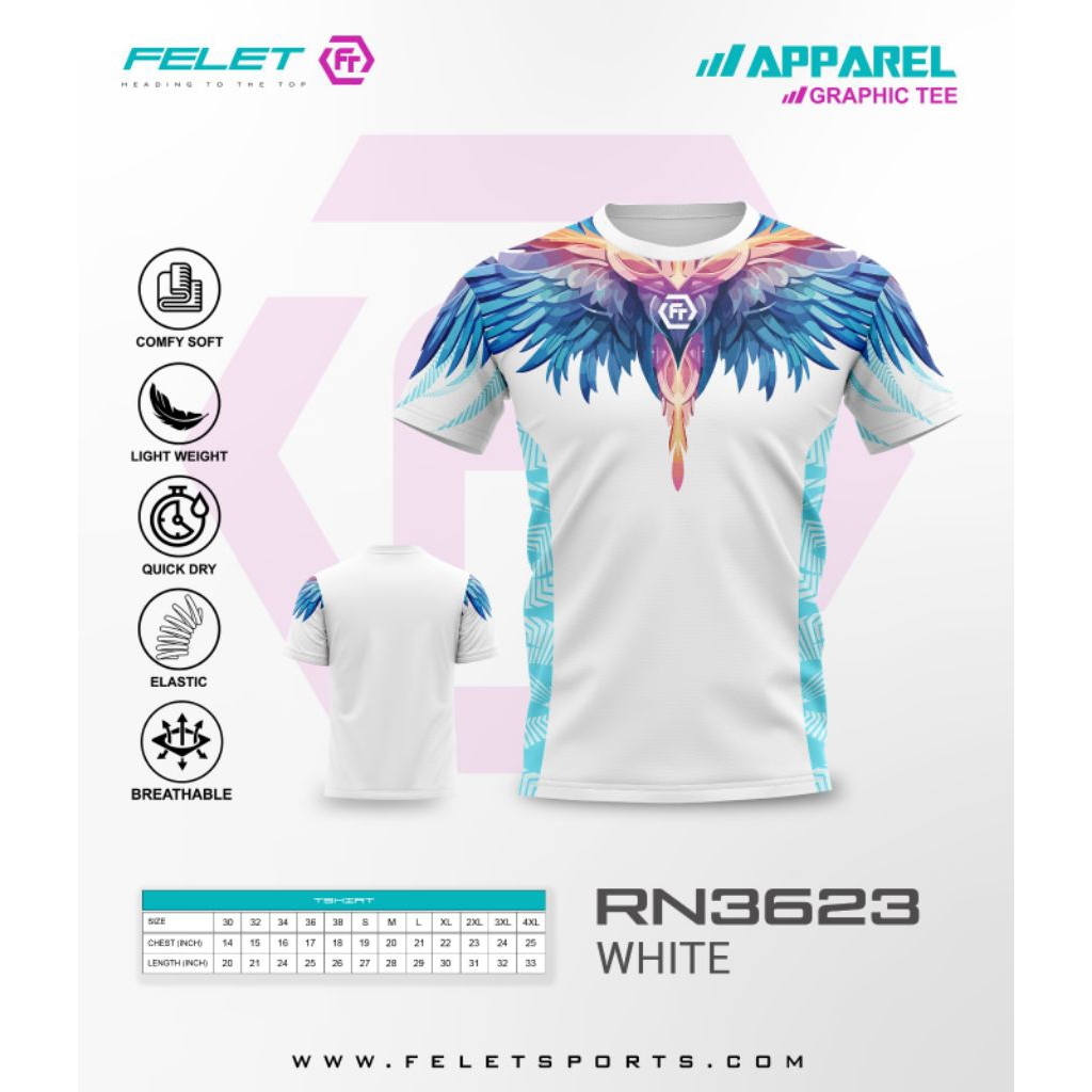 FELET GRAPHIC TEE JERSEY RN 3623