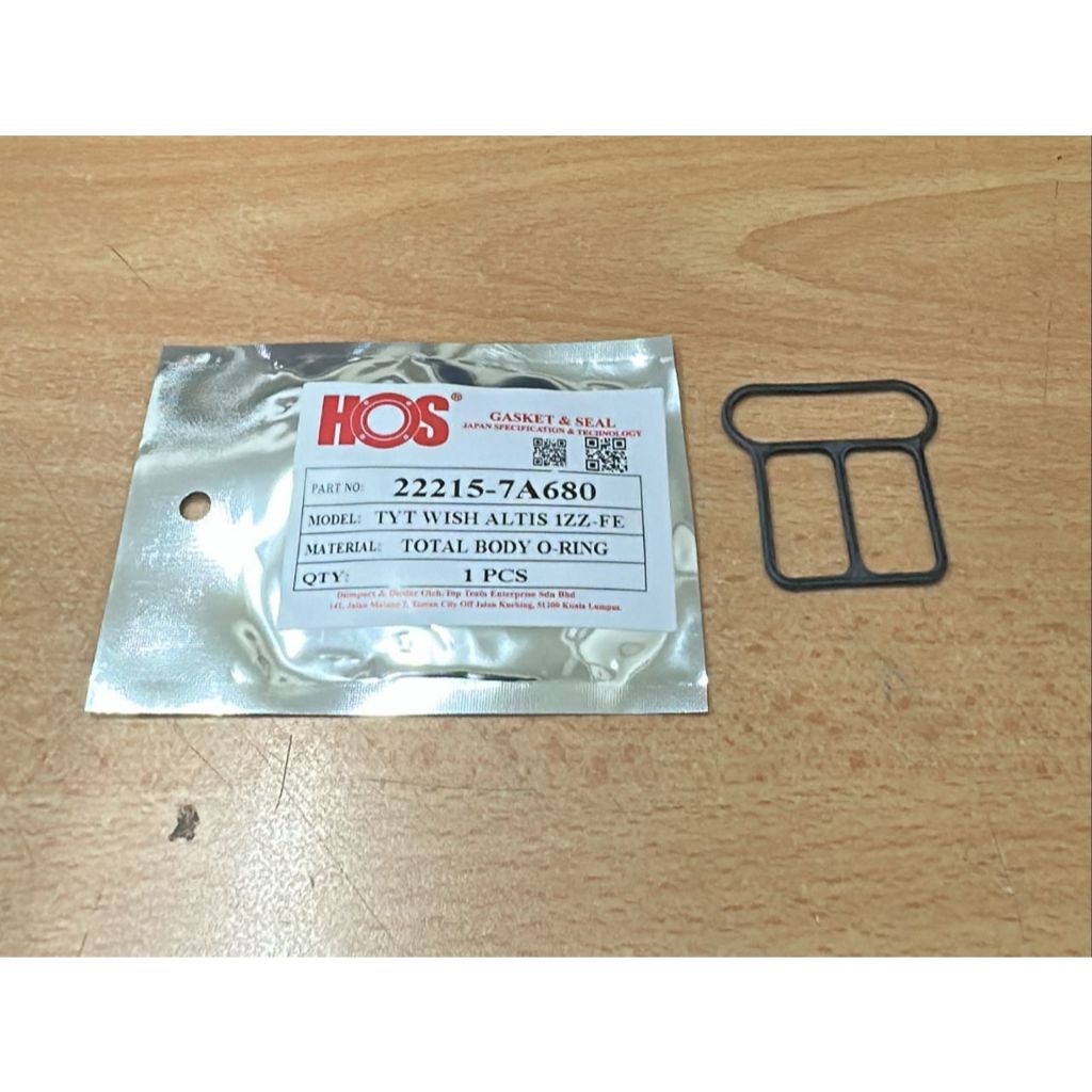 TOTAL BODY O-RING [ TOYOTA WISH ALTIS ] [ 22215-7A680 ]
