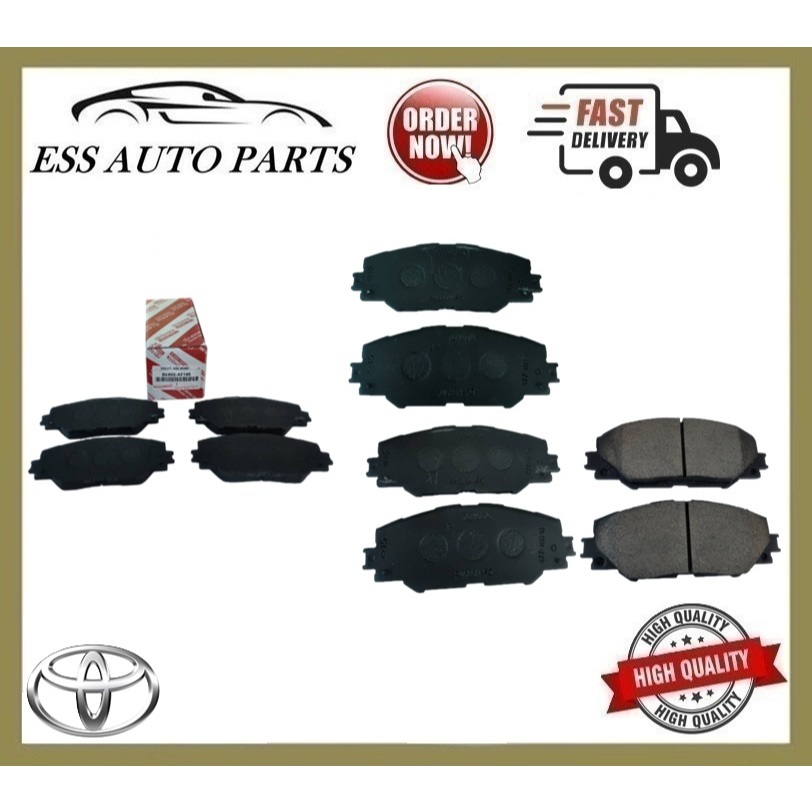 04465-42140,42180,YZZE8,42150,42190 ZSU60 FRONT(DEPAN) ผ้าเบรก