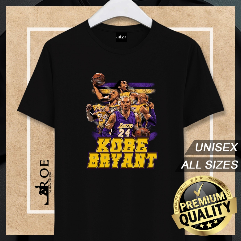 🔥 เสื้อยืด Baju KOBE BRYANT Unisex + พลัสไซส์ 🔥