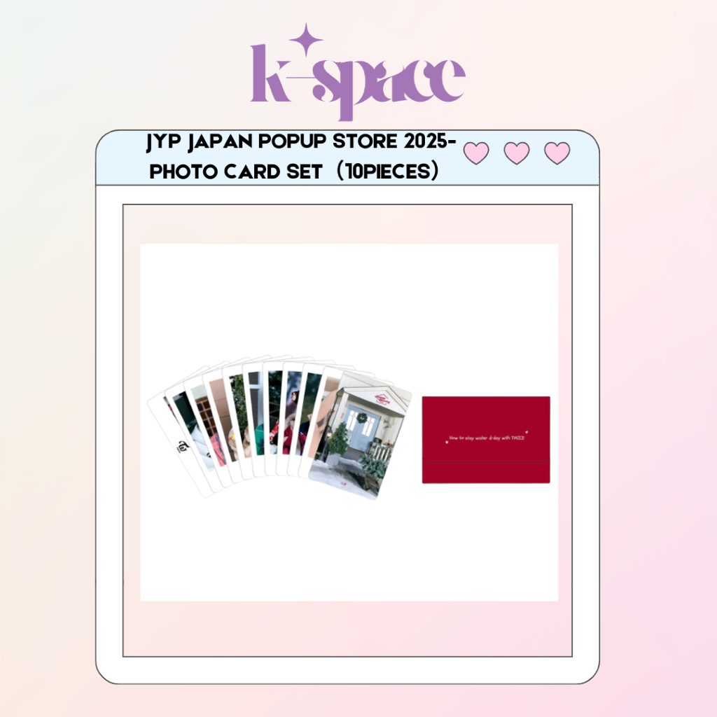 TWICE JAPAN POPUP STORE 2025-ชุดการ์ด PHOTO(10PIECES)
