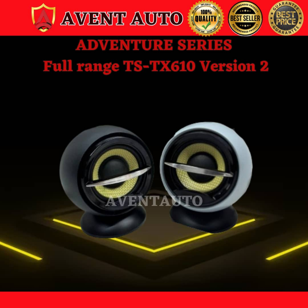 Car Full Range Speaker Satelite Speaker Full Range Speaker Bawal Hitam Putih Satellite Car