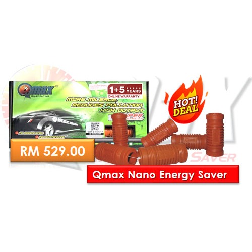 Qmax Nano Energy Saver [Qmax Nano Fuel] [ 6 ชิ้นในกล่อง ]