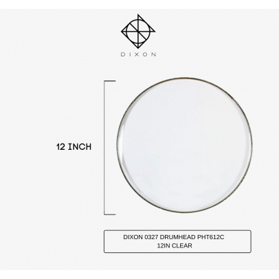 Dixon Drum skin DX0327_12 นิ้ว PHT612C11
