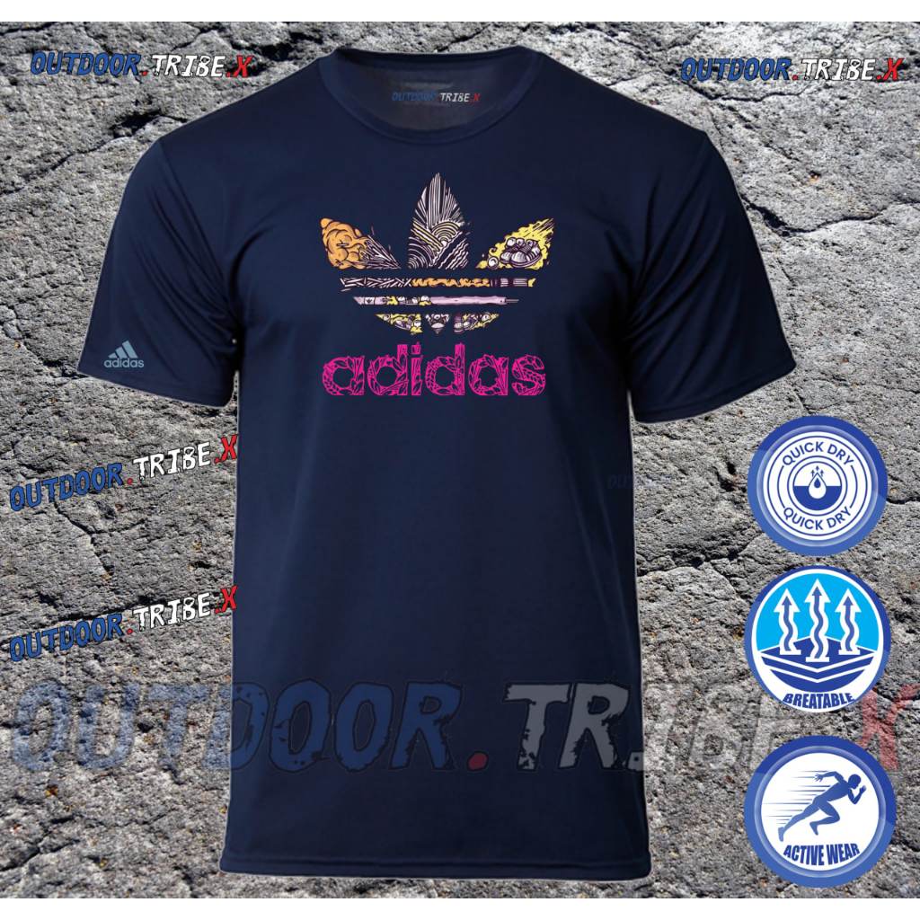 ADS ABS รอบคอแขนสั้นกลางแจ้งแห้งเร็ววิ่งเสื้อยืดกีฬา Unisex ไมโครไฟเบอร์ Dri Fit Jersey