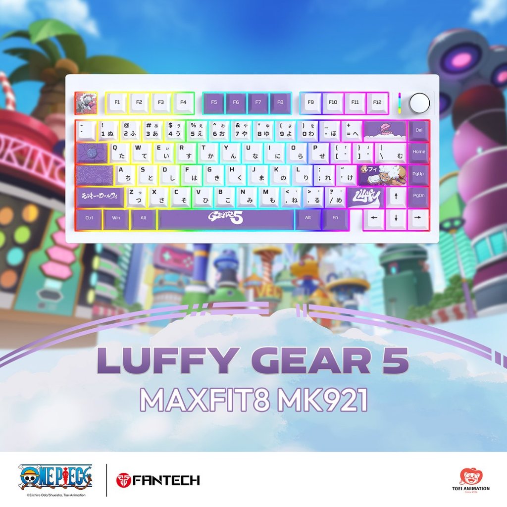 FANTECH MAXFIT 8 MK921 คีย์บอร์ดเกมมิ่งไร้สาย ONE PIECE Edition
