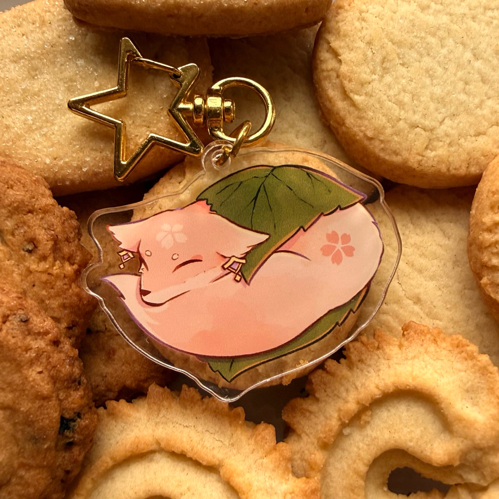พวงกุญแจ Yae Miko fox พัดลม Genshin Impact สั่งทําสินค้า