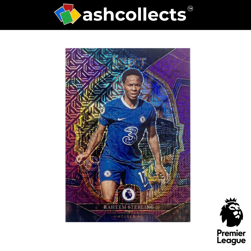 Panini Select 2022-23 Premier League Raheem Sterling Pink Mojo Chelsea England [ของสะสม]