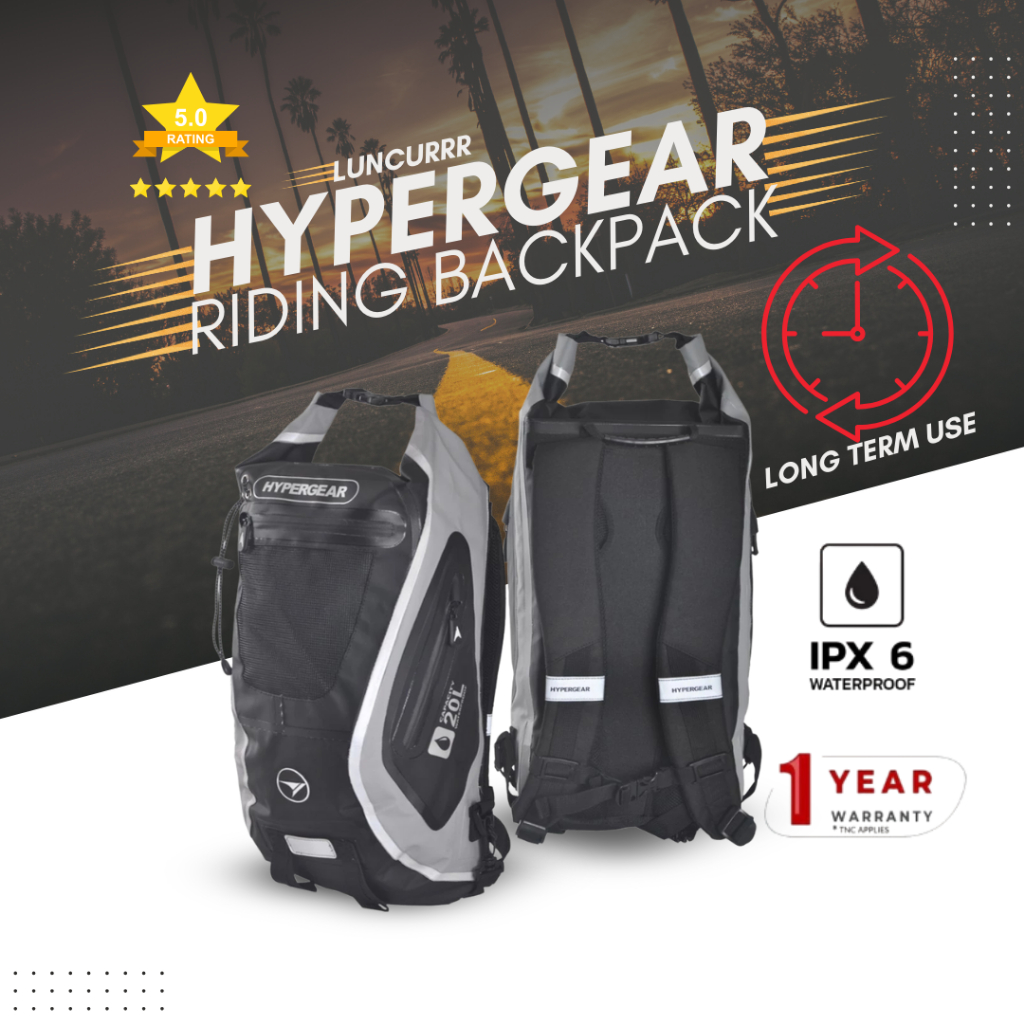 Hypergear Waterproof Dry Pac Tough Backpack (20L)