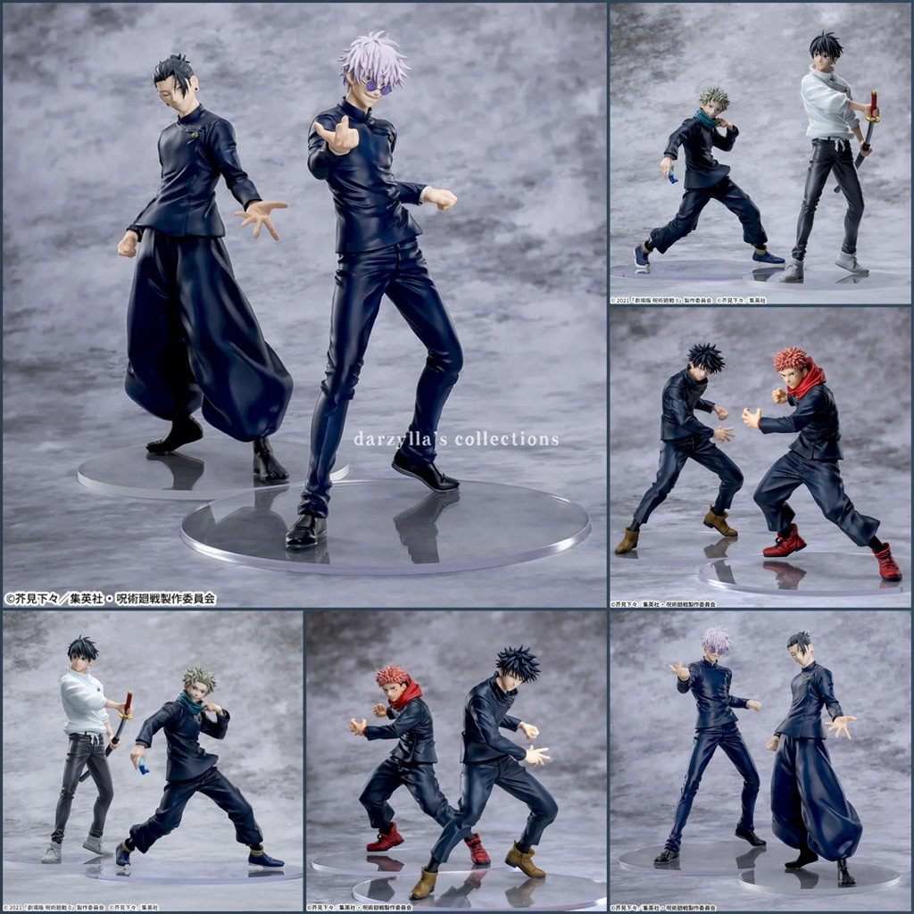SEGA Luminasta Jujutsu Kaisen ครบรอบ 5 ปีรูปรอบหนึ่งจํากัด Gojo Eto Itadori Megumi Yuta Inumaki Gojo