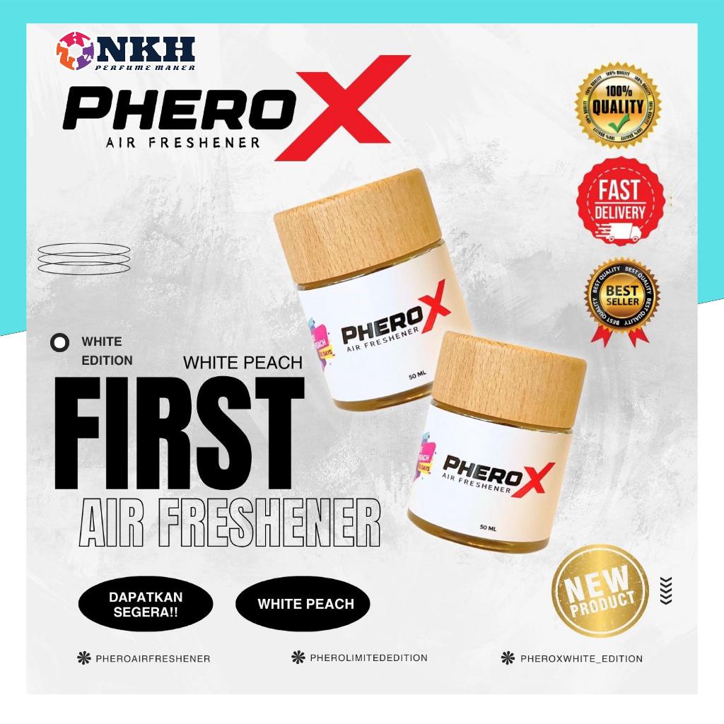 ERO X AIR FRESHENER - WHITE PEACH ( 50ML CAP KAYU CLEAR )