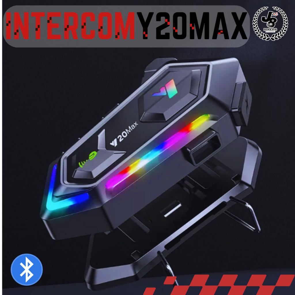 ชุดหูฟังหมวกกันน็อค Universal Intercom Y20 Max