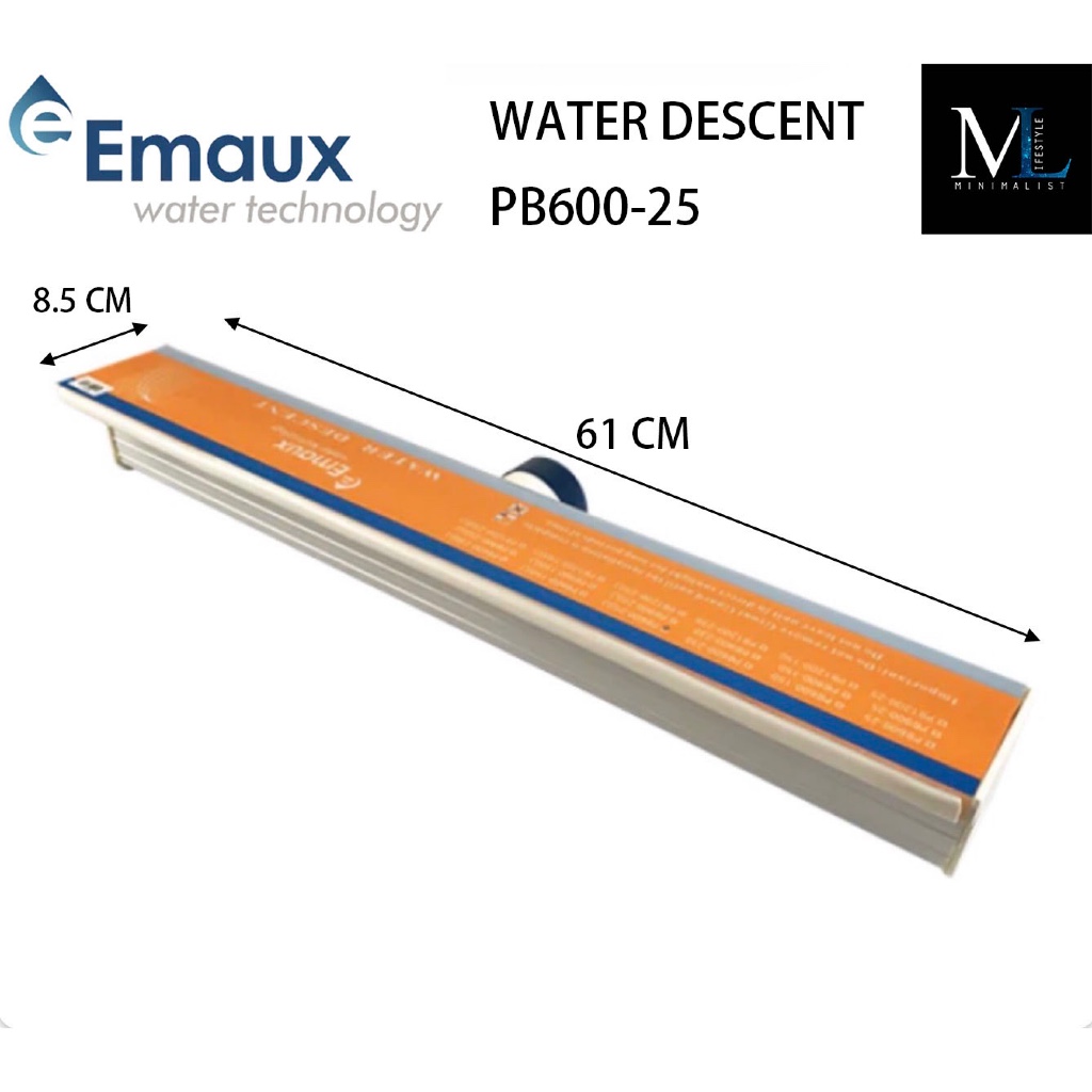 มินิมอล: Emaux Water Descent PB600-25 (2FT) สําหรับสระว่ายน้ํา