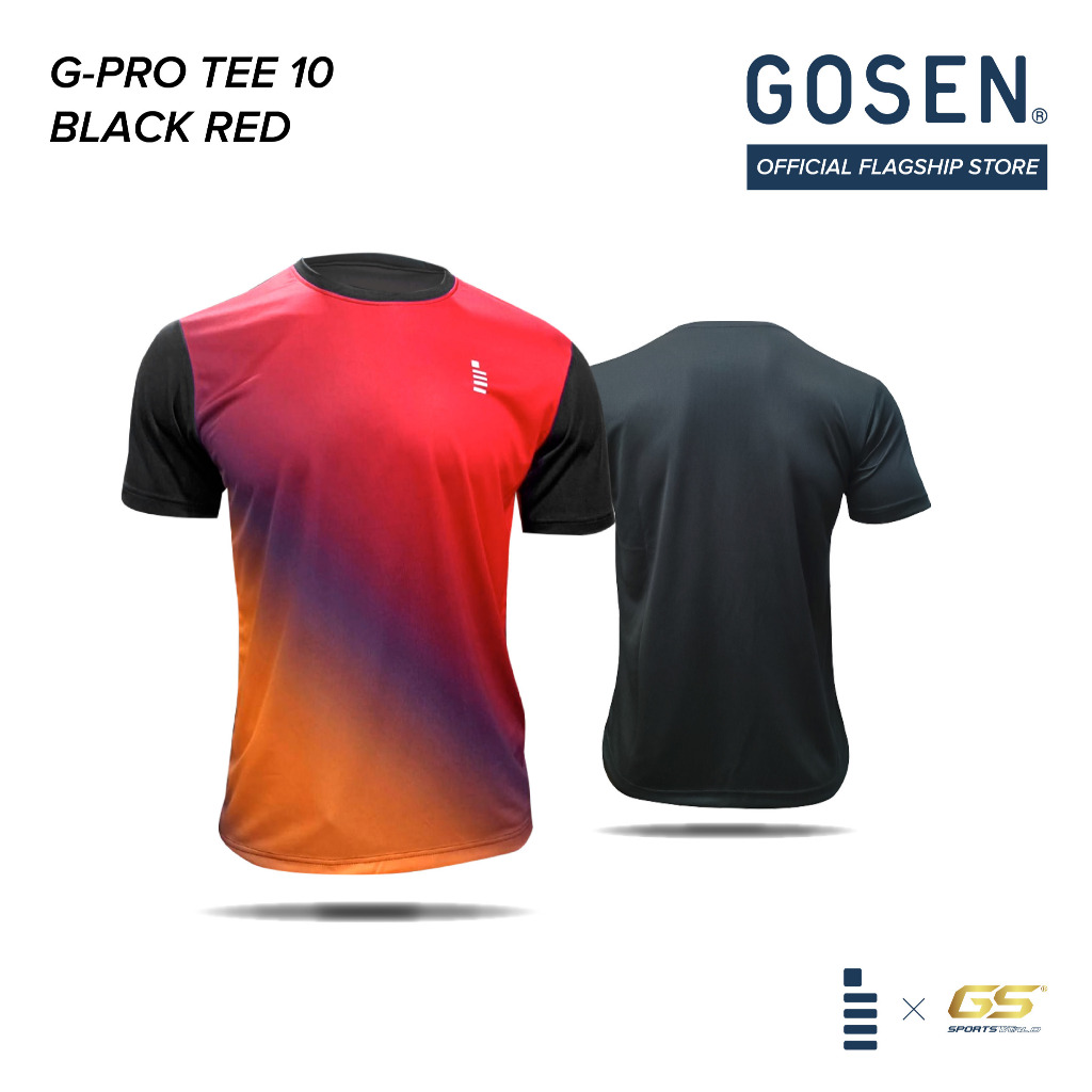 GOSEN G-Pro 10 Tournament Jersey - สีดํา แดง / ดํา เขียว / ขาว ม่วง v2