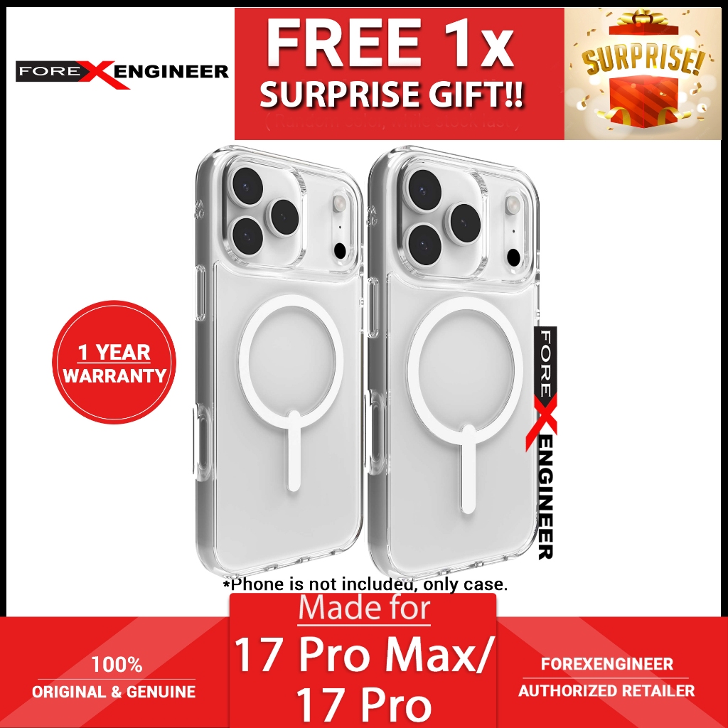 [ 17 Pro Max / 17 Pro ] ZAGG Crystal Palace Lite Snap Magnetic Case - แบบใส