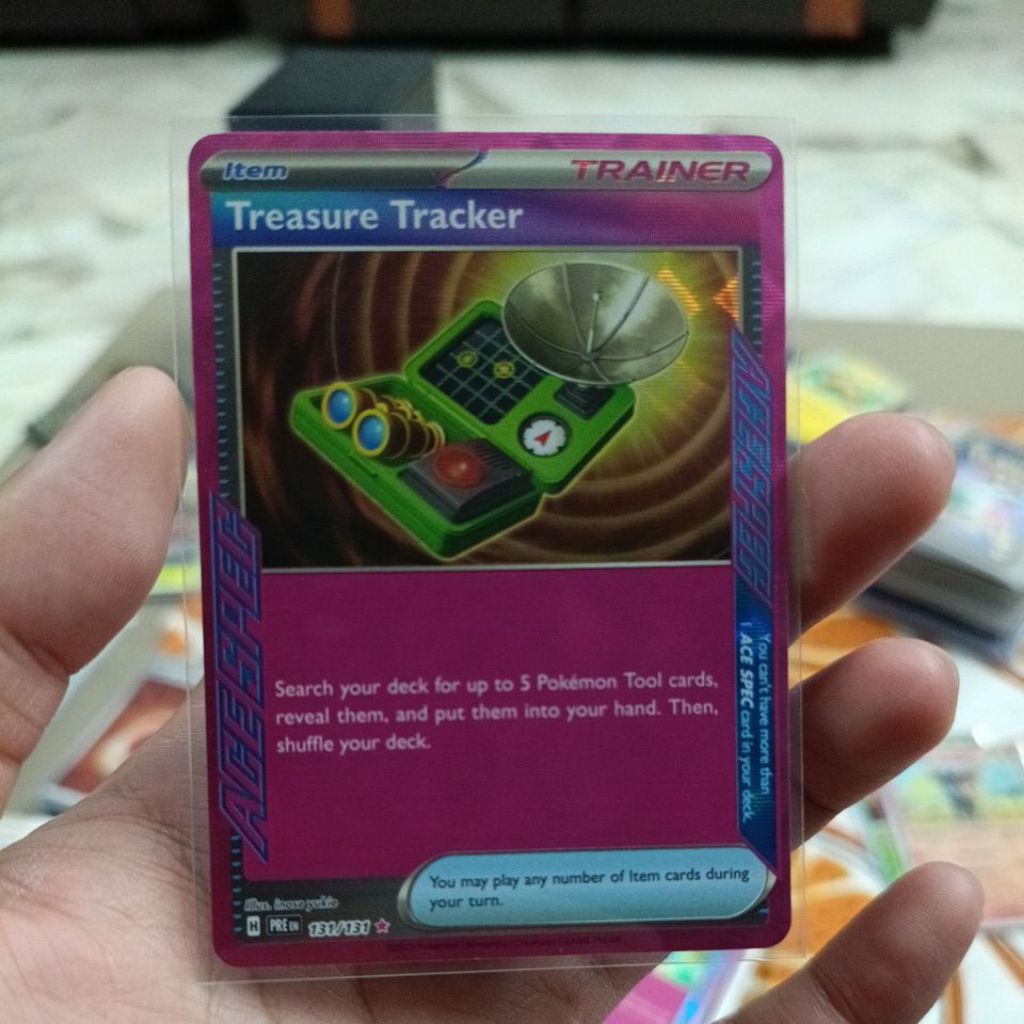 Pokemon TCG Ace Spec Treasure Tracker Prismatic Evolution