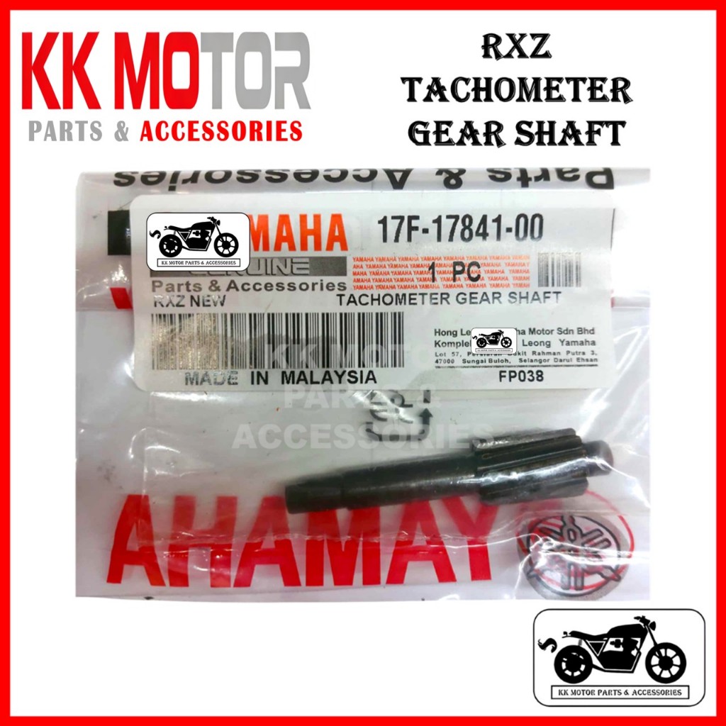 YAMAHA RXZ Y125Z/ZR TACHOMETER GEAR SHAFT / RPM GEAR SHAFT SAP / TACHOMETER GEAR DRIVEN GEAR