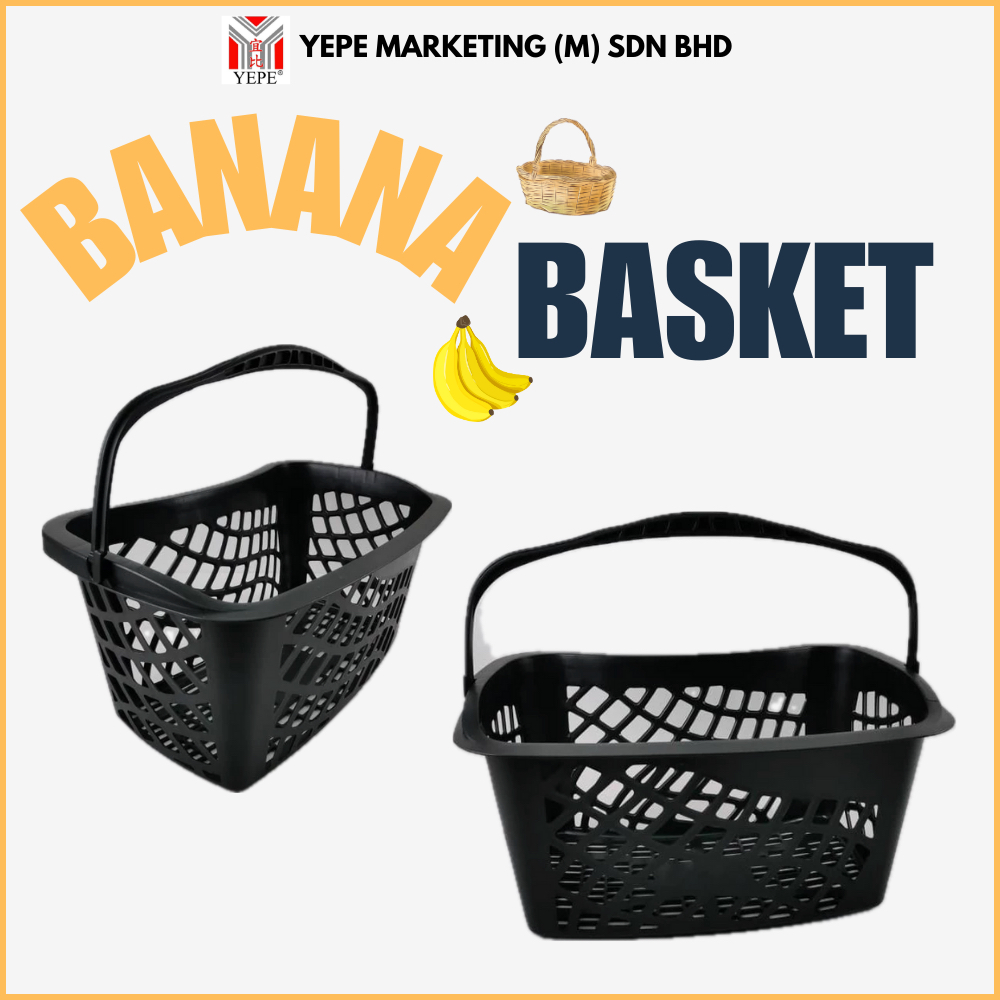 BANANA BASKET PW611 / FRUITS BASKET / FRUITS BASKET W/HANDLE