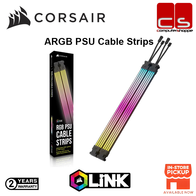 Corsair ARGB PSU Cable Strips (CP-8920282) สาย Strimer