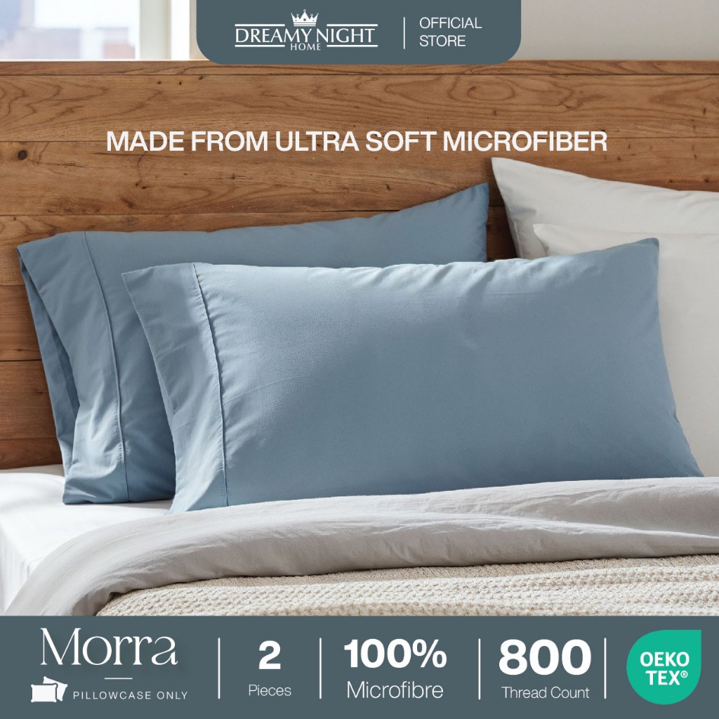 Dreamynight Home 800 TC Morra ปลอกหมอนหรูหรา (2 ชิ้น) 48 * 74