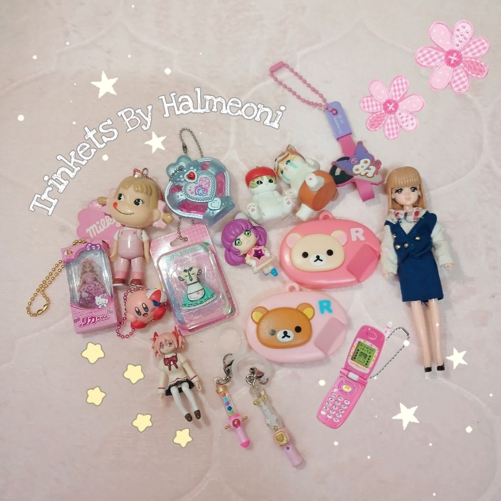 พวงกุญแจ Trinkets Gotochi ของญี่ปุ่น น่ารัก Heisei Retro