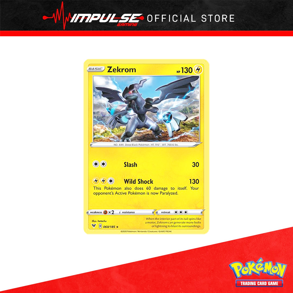 การ์ด Pokemon Tcg Eng: 060/185 Zekrom