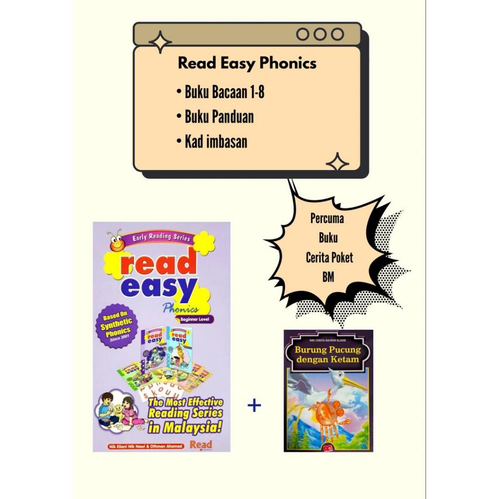 FREE POCKET BOOK ( RANDOM ) READ EASY PHONICS