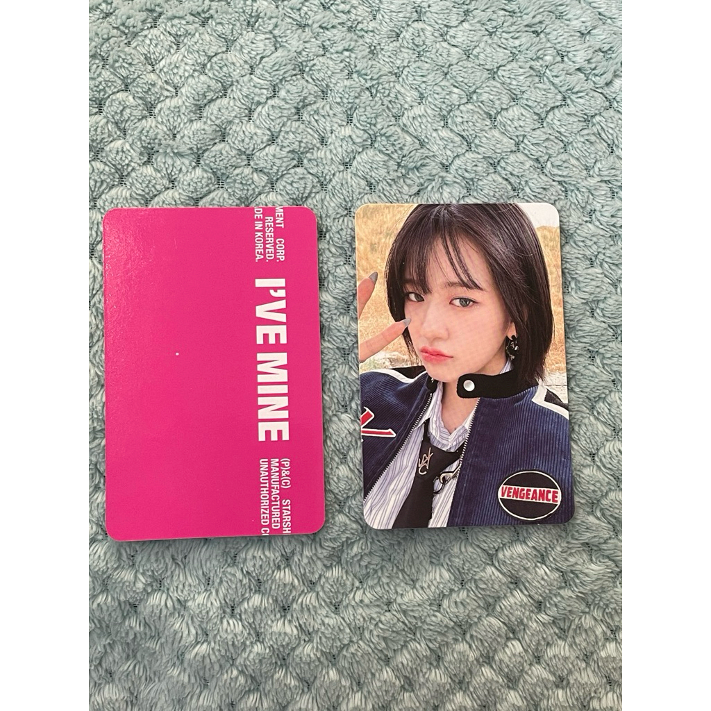 IVE IVE MINE YUJIN ALBUM PHOTOCARD 유