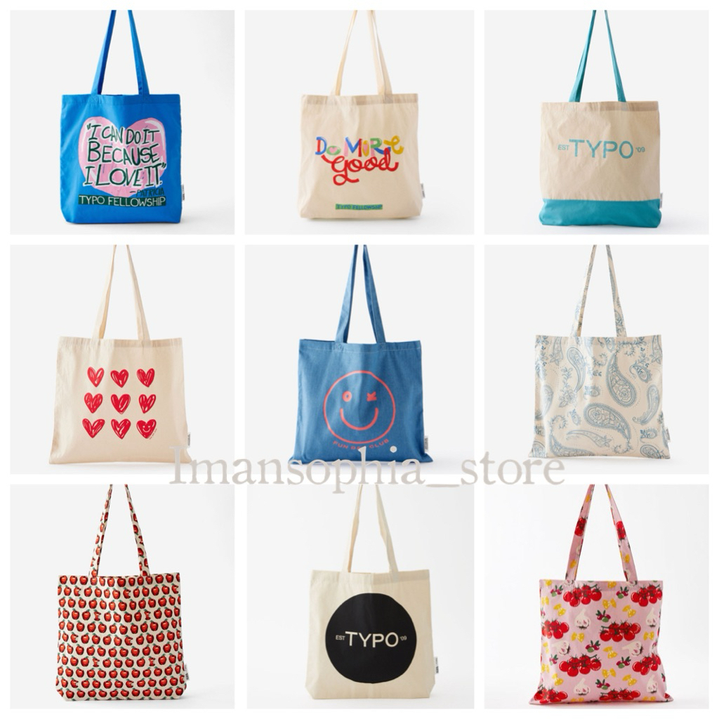 COTTON ON Tote Bag, Student Bag , Canvas Tote Bag