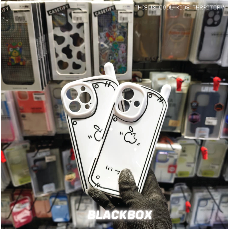 C8 Apple Sketch เคสโทรศัพท์เคส IP 13 Pro Max / IP 14 Pro Max / IP 15 Pro Max / IP 16 / Pro / Pro Max