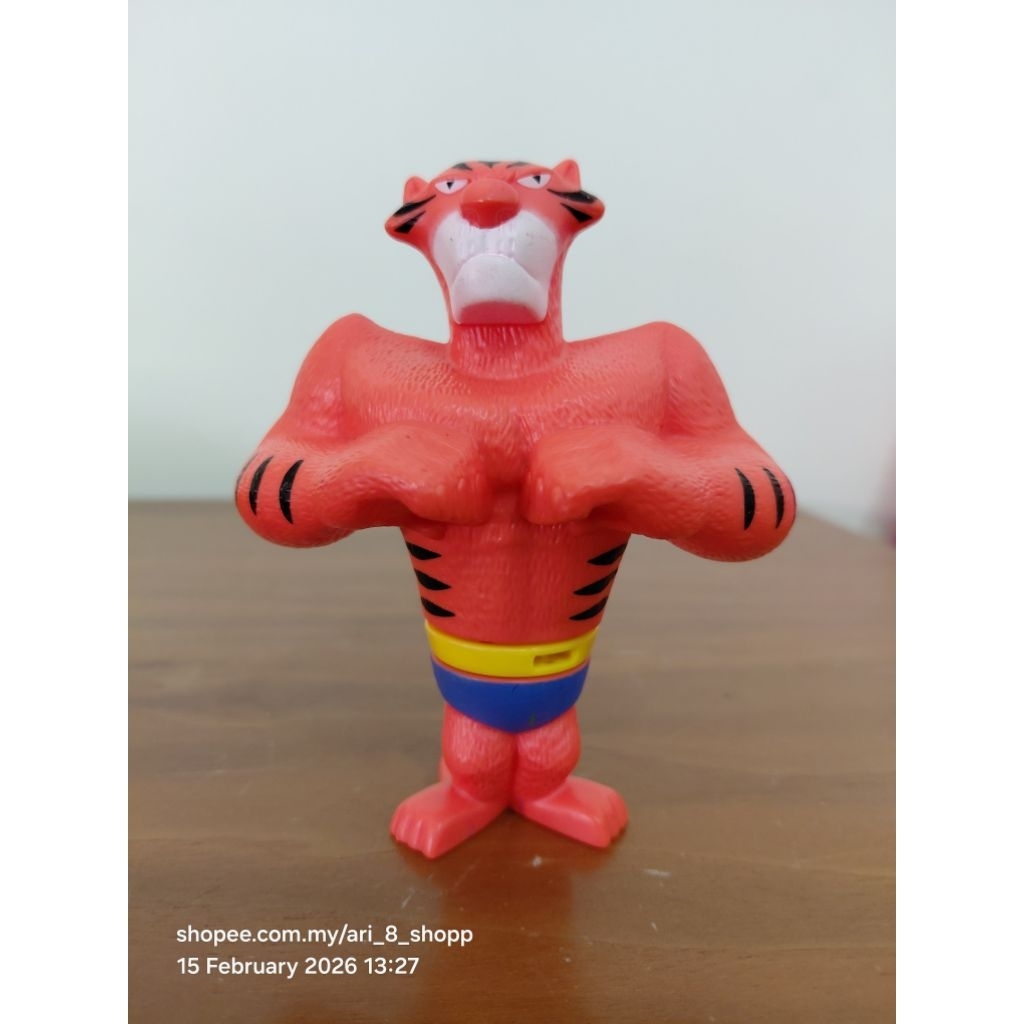 2012 ฟิกเกอร์ของเล่น Happy Meal ของ McDonald of Vitaly the Tiger จากภาพยนตร์ Madagascar 3: Europes M