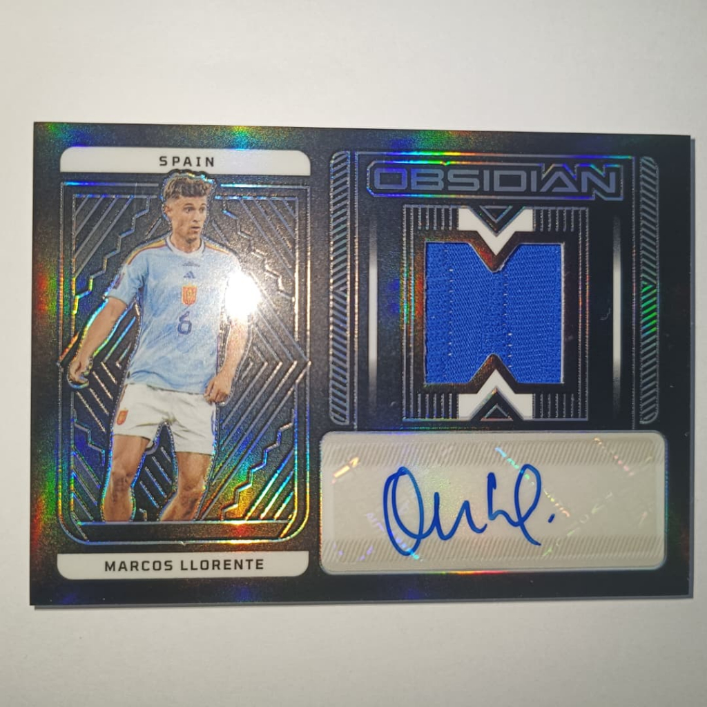 Marcos Llorente 2022-23 Panini Obsidian Jersey การ์ดลายเซ็น /199