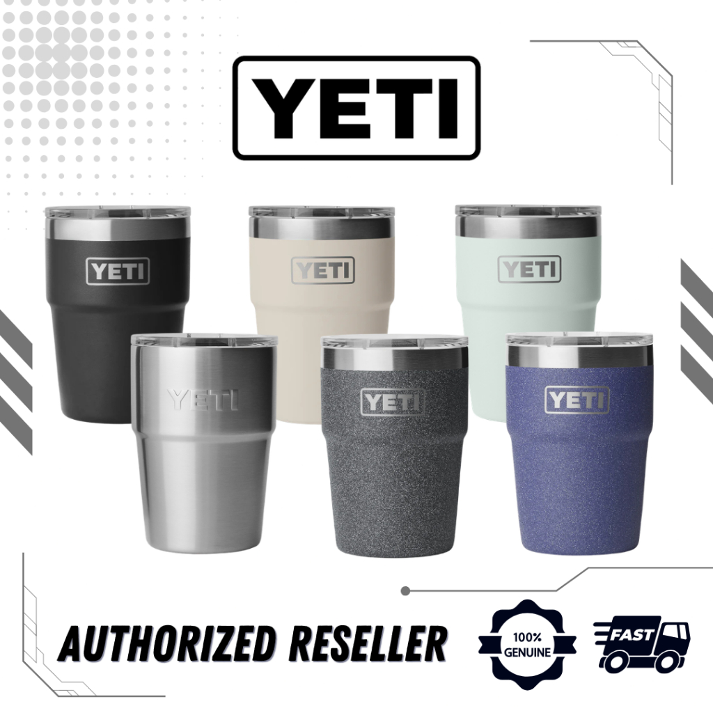 YETI Rambler 16oz (473ml) / ถ้วยวางซ้อนกันได้ 20oz พร้อมฝาปิด Magslider