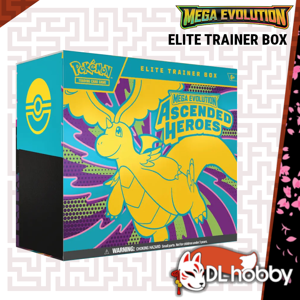 Pokemon Ascended Heroes Mega Evolution ETB Elite Trainer Box EN Ver.