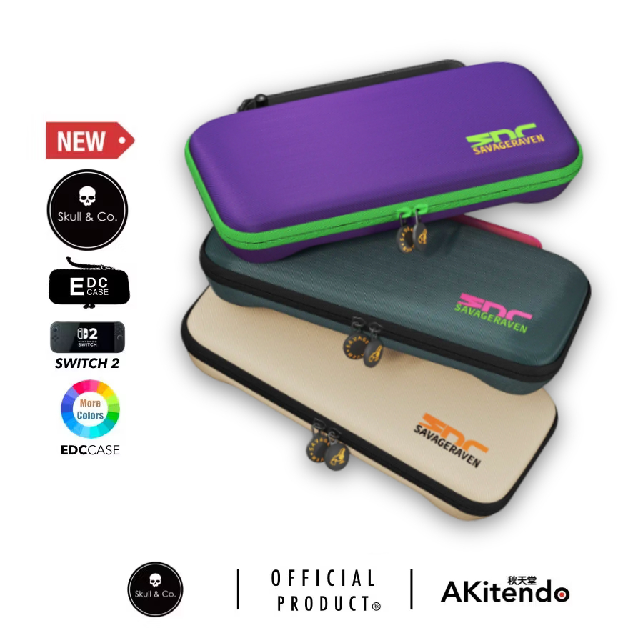 Savage Raven โดย Skull & Co. กระเป๋าใส่สําหรับ Nintendo Switch 2