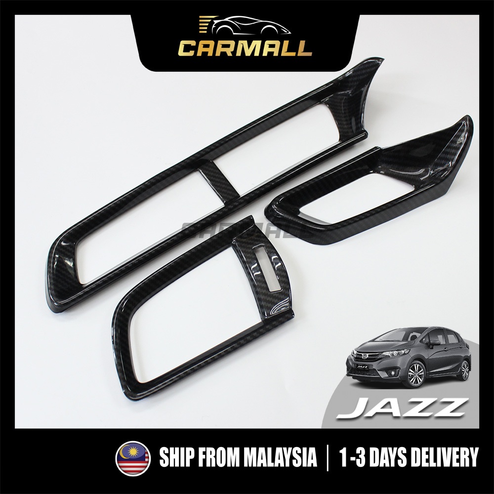 Honda Jazz Fit GK GK5 T5A 3rd Aircond Lining Carbon Trim 2014 - 2026 Jazz GK CarMall รถอุปกรณ์เสริม