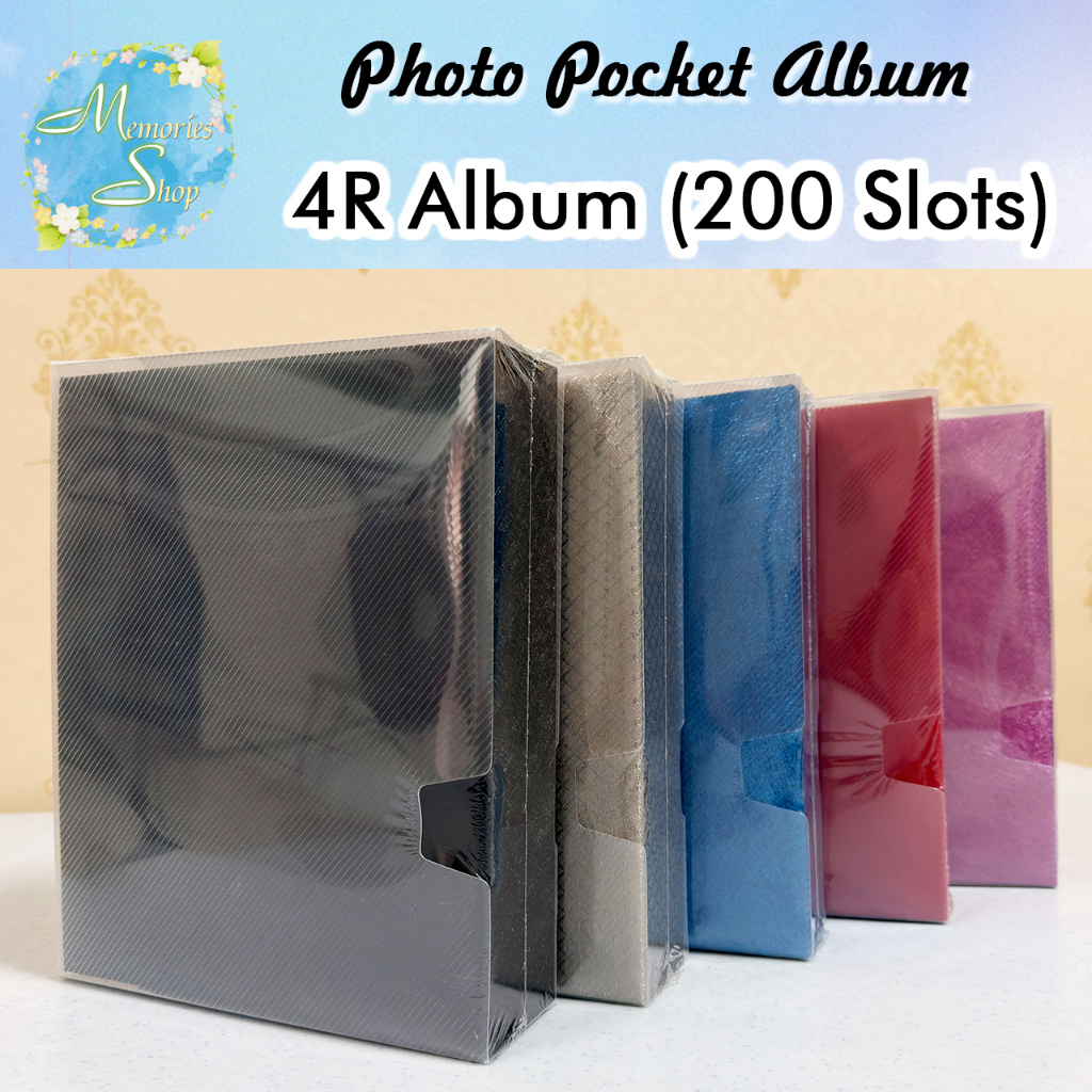 4R-200pcs POCKET PHOTO ALBUM LL220B 4寸x6寸