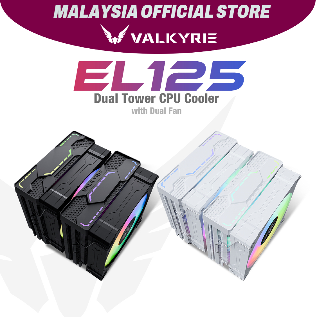 VALKYRIE EL125 DUAL TOWER CPU AIR COOLER