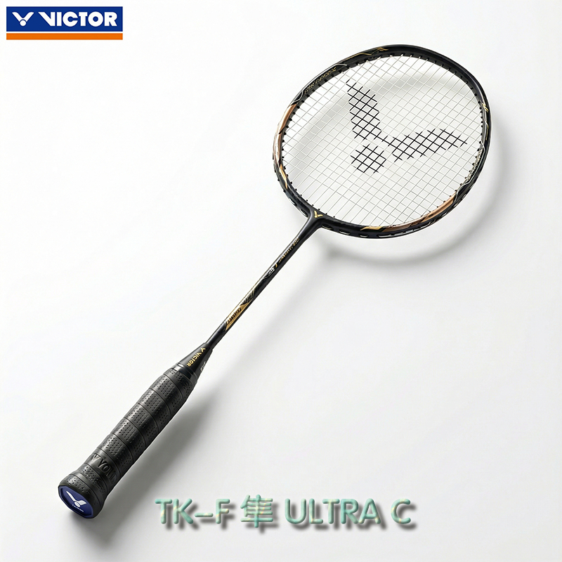 VICTOR THRUSTER F Raket แบดมินตัน gentian karbon penuh 26-30LBS