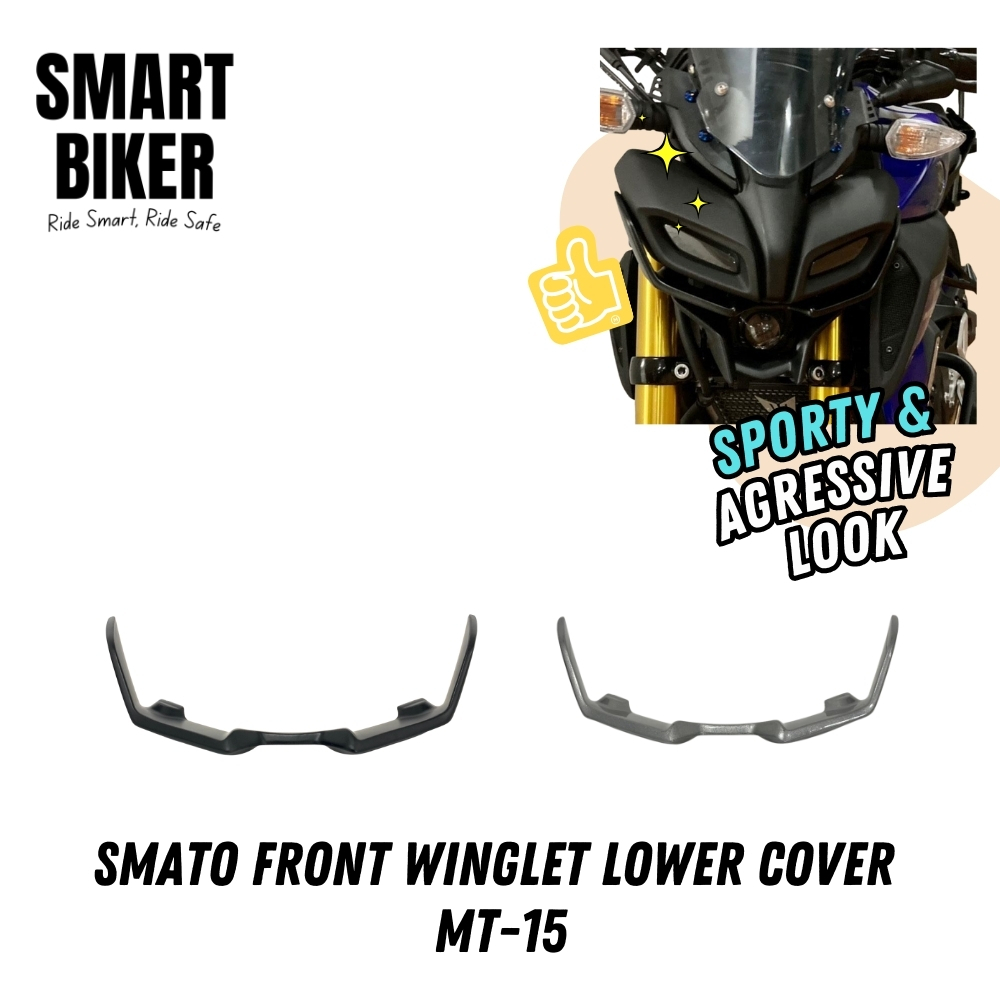 Smato Front Winglet ฝาครอบล่าง Aerodynamic สําหรับรถจักรยานยนต์ Yamaha MT-15