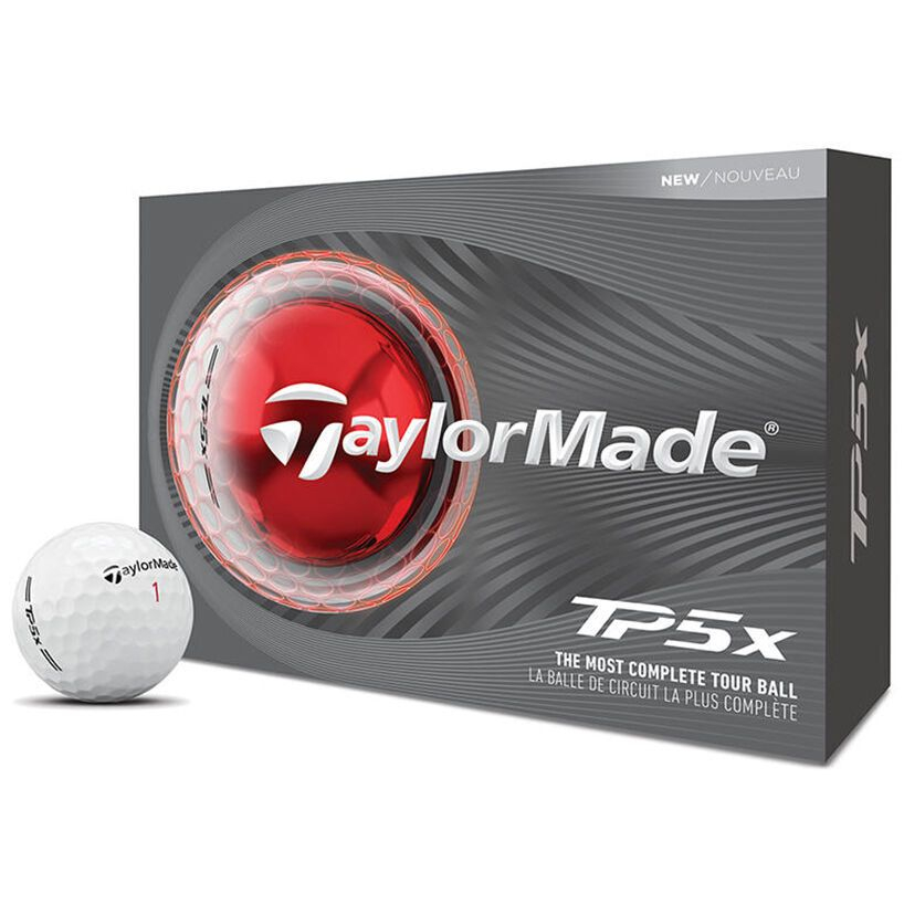 TaylorMade 26 TP5X -สีขาว / TP5X PIX / TP5X Stripe Golf Ball
