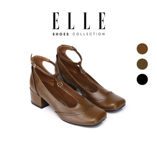 Elle Maeve Comfy Fit Footbed Microfiber Leather Mary Janes