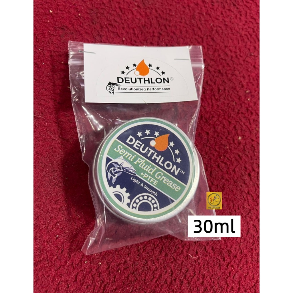 DEUTHLON จาระบีกึ่งฟลูอิด + PTFE Light & Smooth 30ml / น้ํามันหล่อลื่นรอกตกปลา – โปรปัง