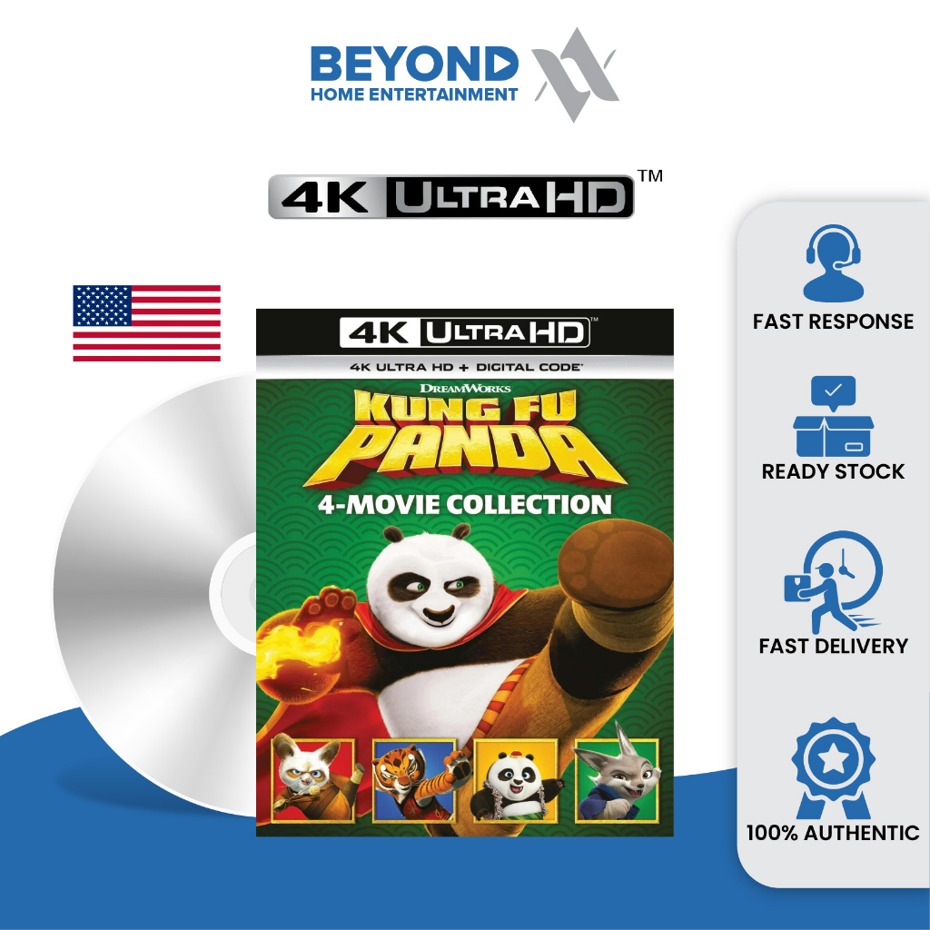 Kung Fu Panda 4-Film Collection [4K Ultra HD]