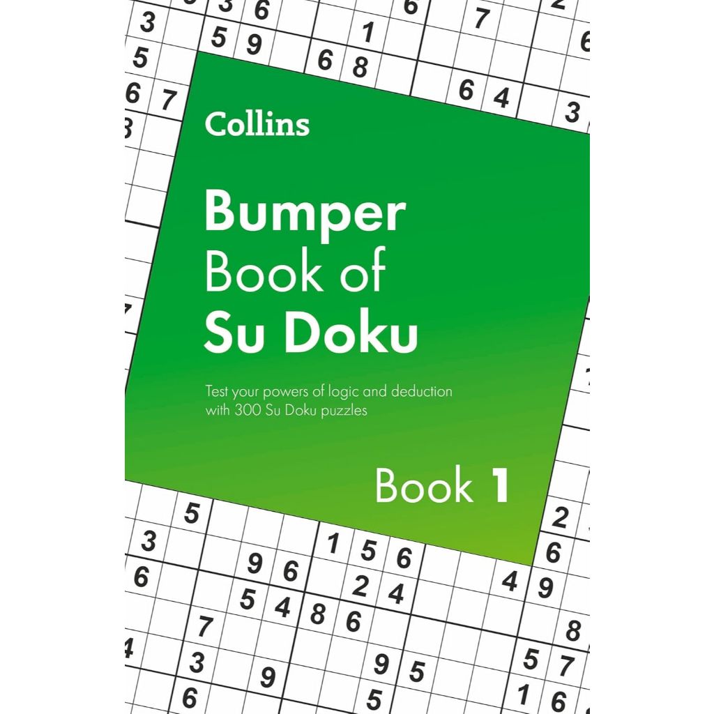 Collins Bumper Book of SuDoku Book 1: 300 ปริศนา Su Doku