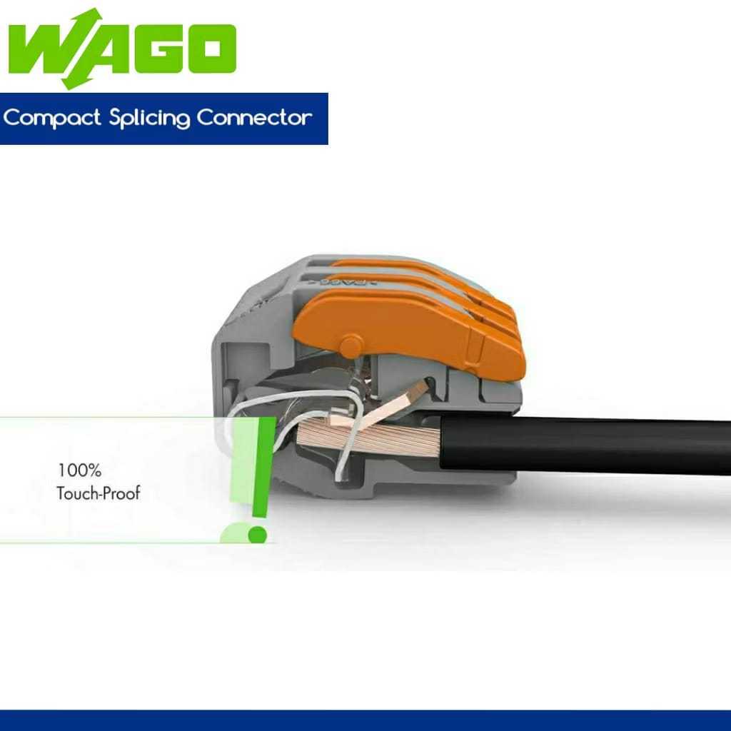 Wago Universal Connector สายไฟขนาดกะทัดรัด 222-412 (PCT212)