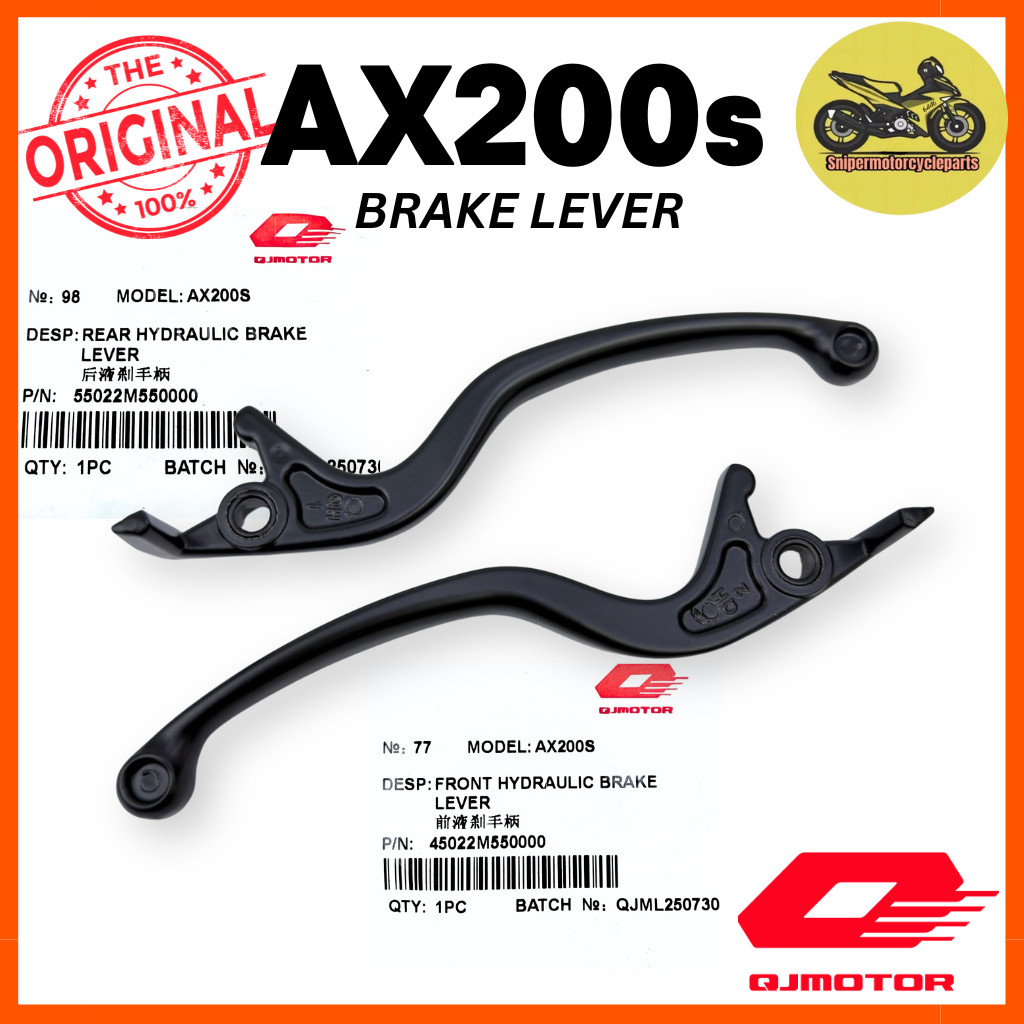 QJ AX200S AX200 AX 200 เบรคคันโยกขวาขวามอเตอร์ QJ