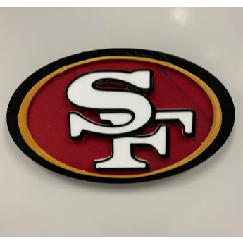 โลโก้รุ่น san-frankisco-49ers ของตกแต่งโต๊ะทํางาน
