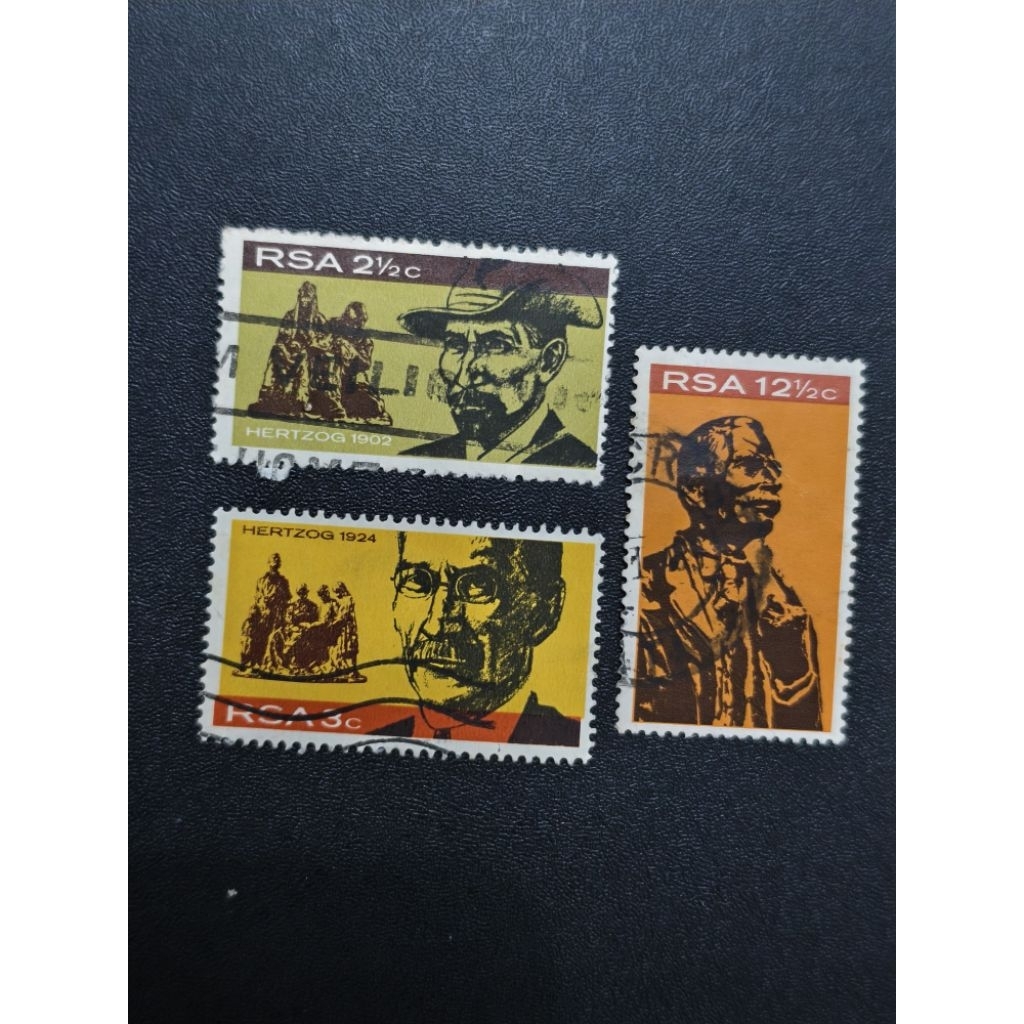 Q04 South Africa 1968 Herzog แสตมป์ครบชุด 3v ใช้
